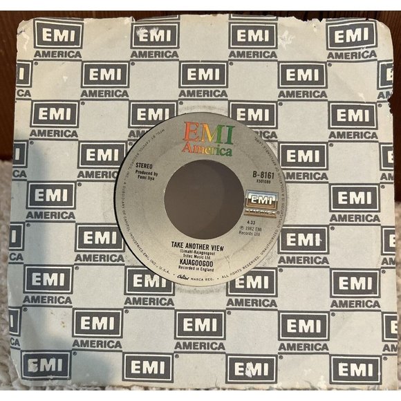 KAJAGOOGOO Too Shy and Take Another View 45 RPM 7" Vinyl on Emi America - Picture 2 of 4